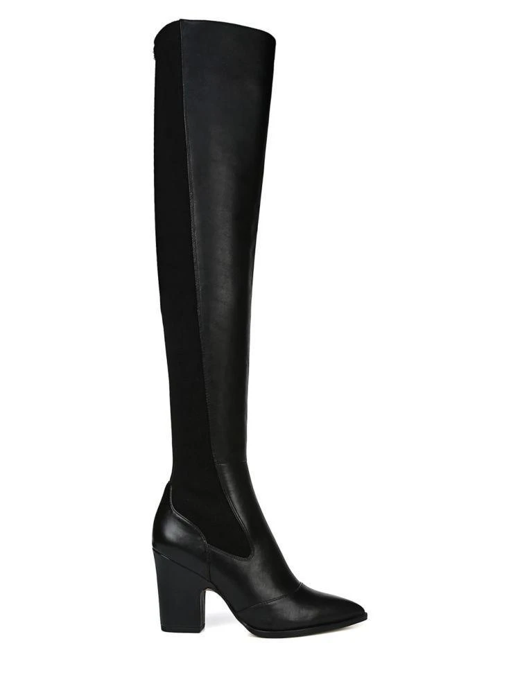 商品Sam Edelman|Natasha Leather Knee Length Heeled Boots,价格¥510,第5张图片详细描述