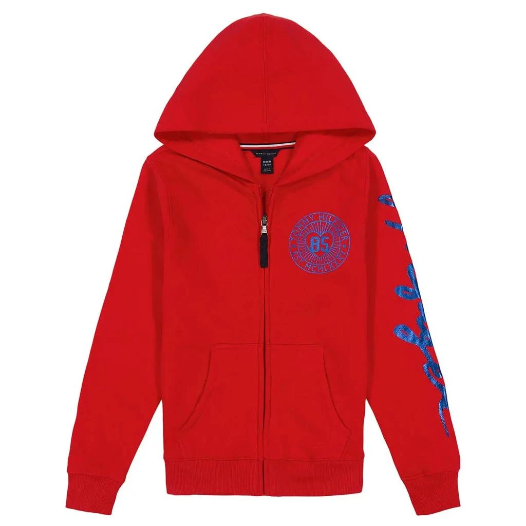 商品Tommy Hilfiger|Tommy Hilfiger Girl's Zip Hoodie,价格¥144,第1张图片