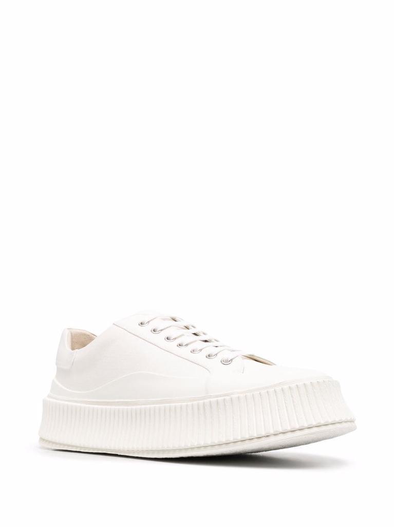 商品Jil Sander|JIL SANDER LEATHER SNEAKER,价格¥2376,第5张图片详细描述