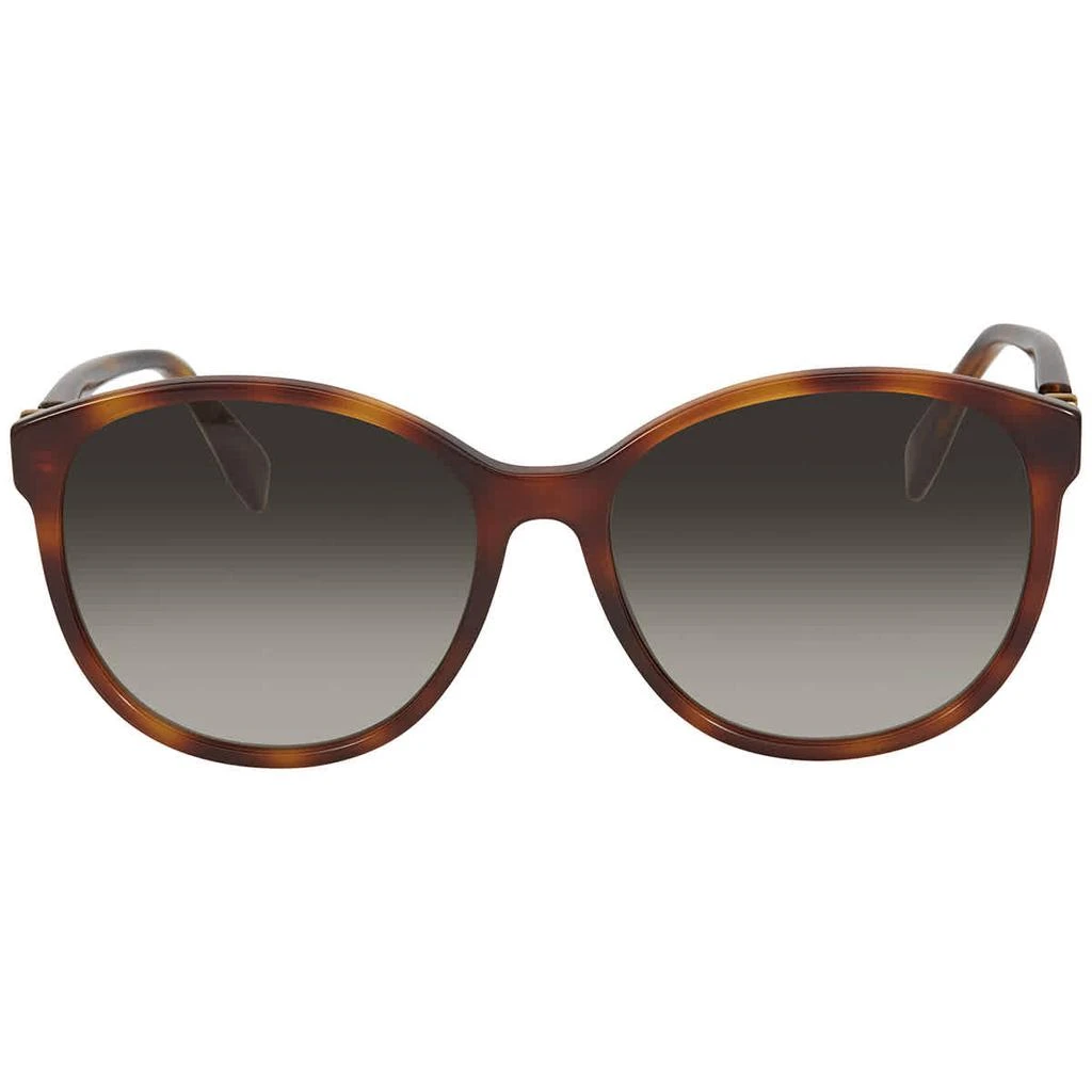 商品Fendi|Fendi Brown Gradient Round Ladies Sunglasses FF 0412/S 0086/HA 58,价格¥750,第2张图片详细描述