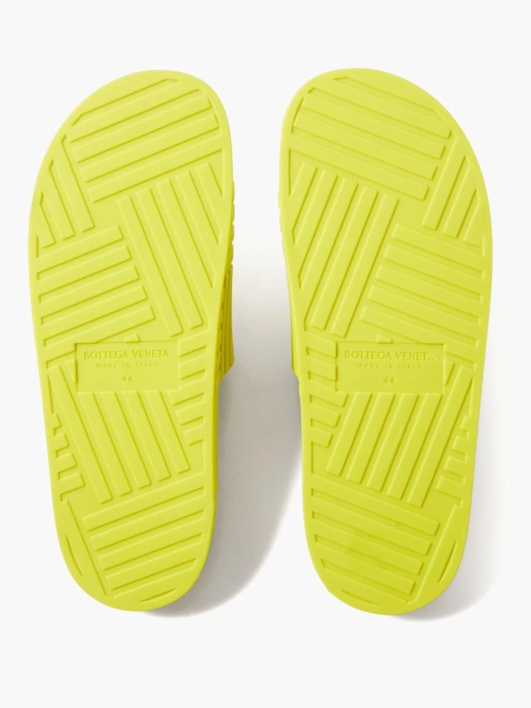 商品Bottega Veneta|Intrecciato-effect rubber slides,价格¥3761,第3张图片详细描述