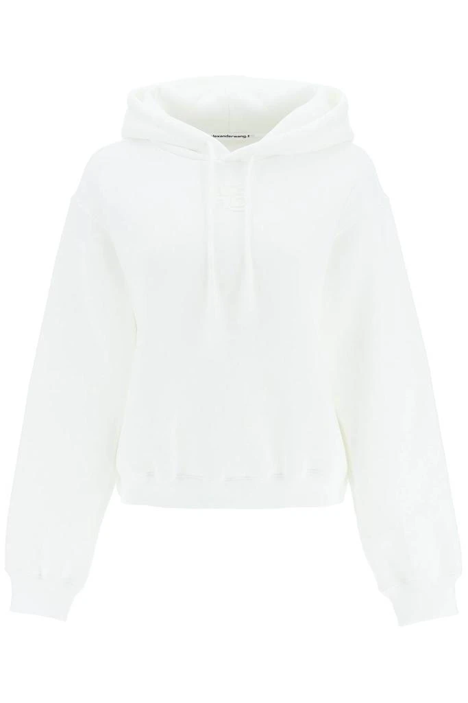 商品Alexander Wang|T By Alexander Wang Drawstring Long-Sleeved Hoodie,价格¥1986,第1张图片