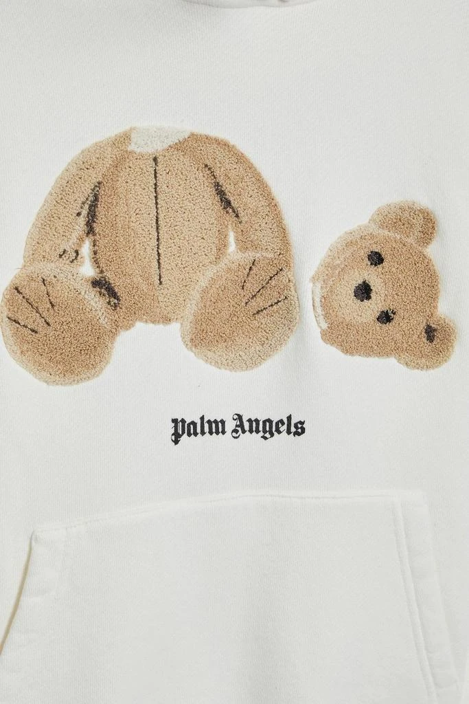 商品Palm Angels|Oversized embroidered French cotton-terry hoodie,价格¥4058,第4张图片详细描述