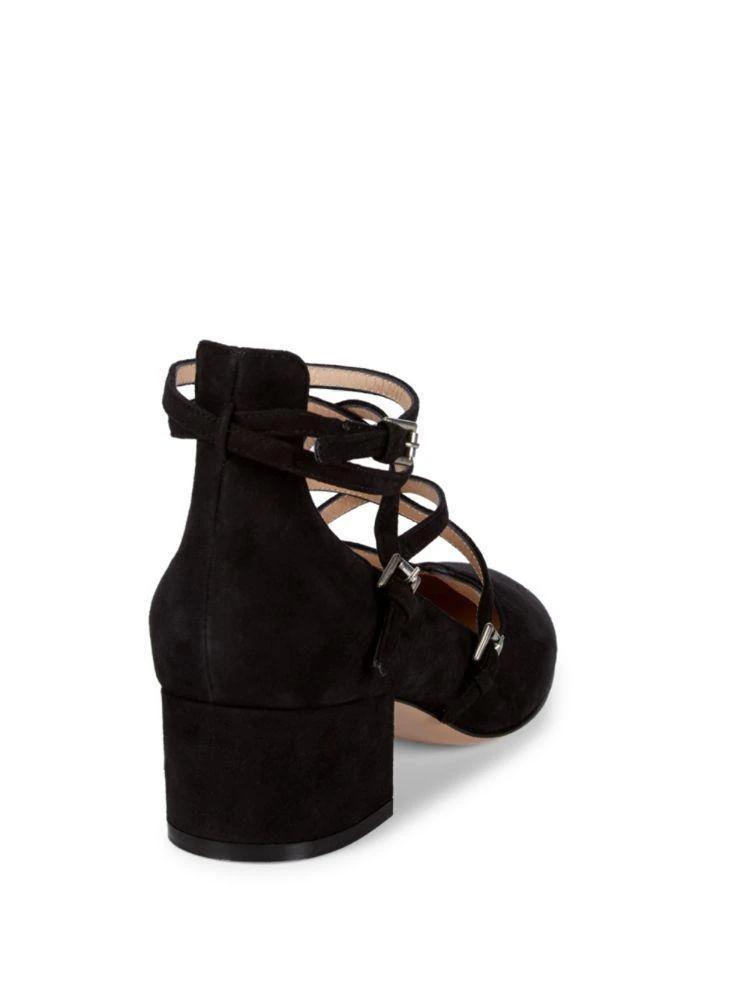 商品Gianvito Rossi|Suede Ankle-Strap Pumps,价格¥2128,第2张图片详细描述