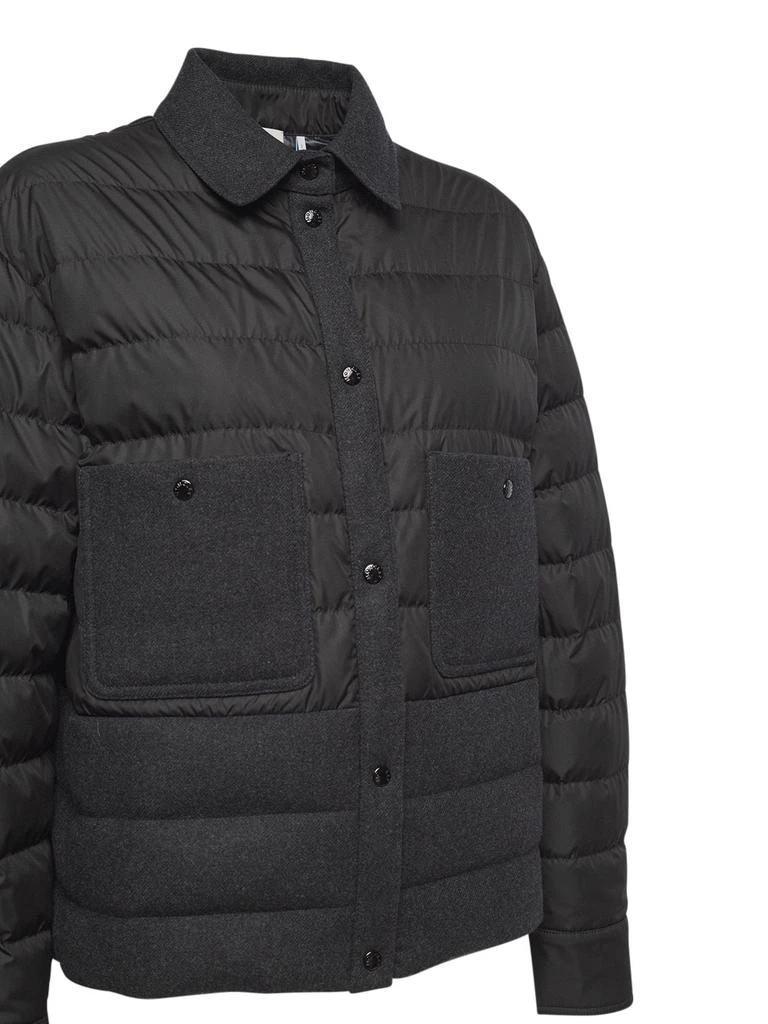 商品Moncler|Nylon Down Shirt Jacket,价格¥8778,第3张图片详细描述