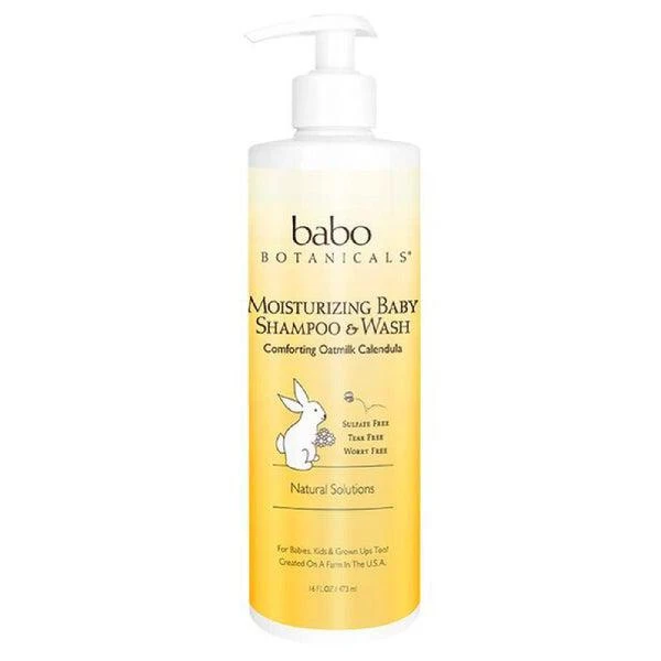 商品Babo Botanicals|Babo Botanicals Moisturizing Baby Shampoo & Wash (Family Size),价格¥255,第1张图片