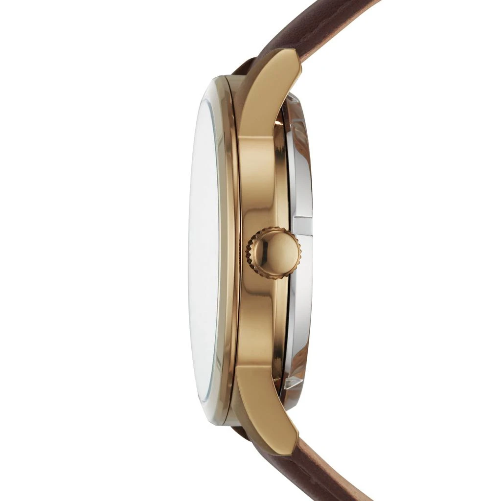 商品Fossil|Men's Flynn Automatic, Gold-Tone Stainless Steel Watch,价格¥683,第2张图片详细描述