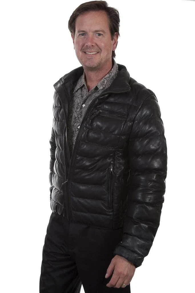 商品Scully Leather|Leather Puffer,价格¥4215,第3张图片详细描述