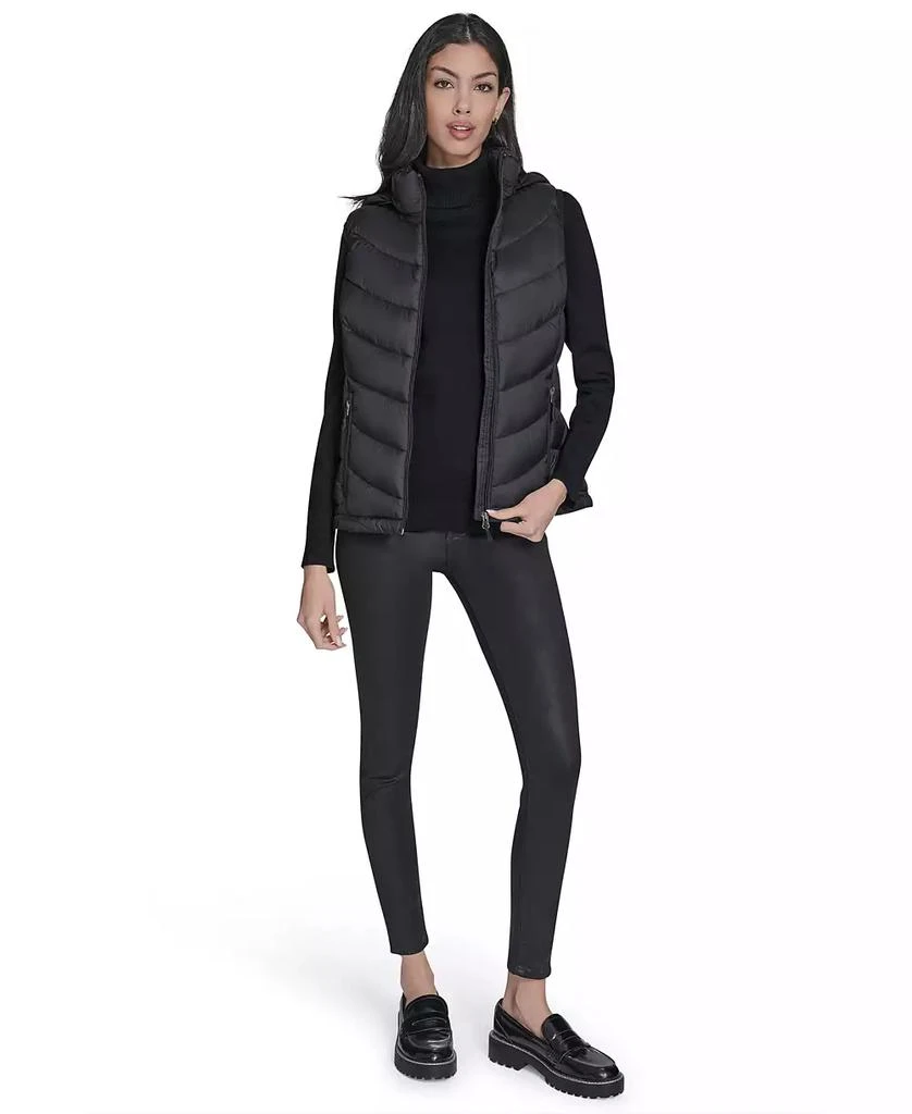 Women's Packable Hooded Puffer Vest, Created for Macy's 商品
