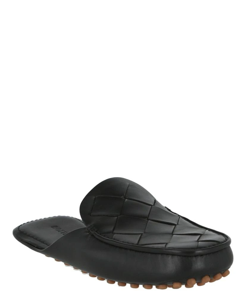 商品Bottega Veneta|Mens Intrecciato Leather Slides,价格¥1202,第2张图片详细描述
