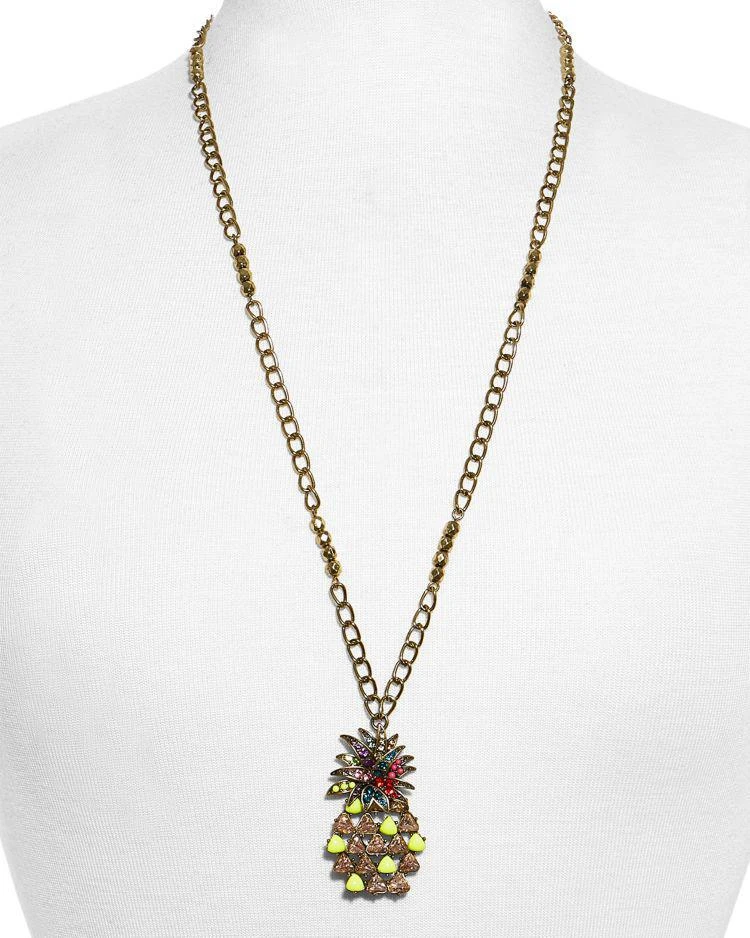 商品BAUBLEBAR|Pineapple Pendant Necklace, 33",价格¥69,第2张图片详细描述