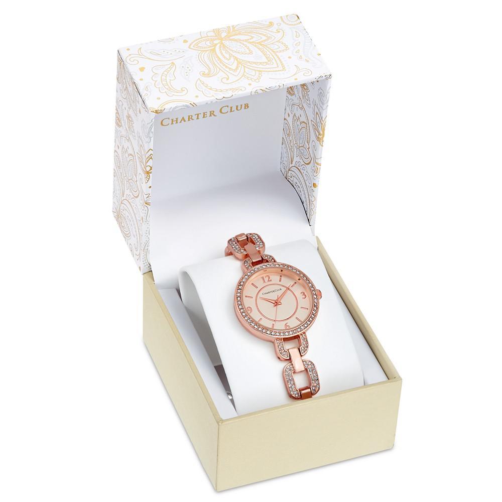 商品Charter Club|玫瑰金色女士腕表, 33mm,价格¥117,第4张图片详细描述
