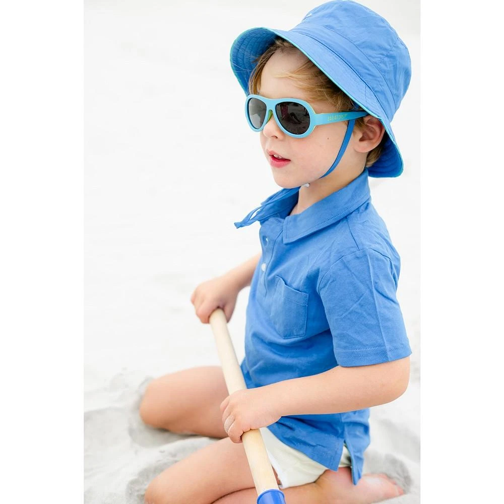 商品Babiators|Blue Sun Hat With Aqua Trim,价格¥195,第3张图片详细描述