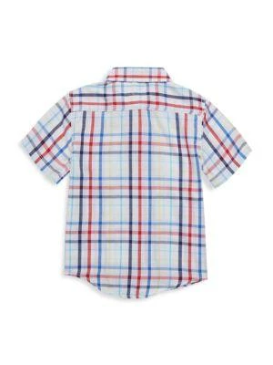 商品Tommy Hilfiger|Little Boy’s Day Trip Plaid Shirt,价格¥104,第2张图片详细描述