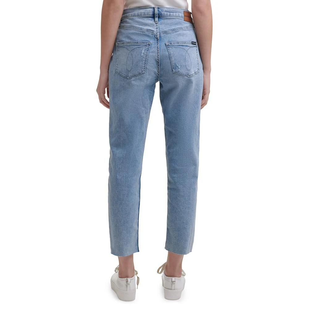 Calvin Klein Jeans High-Rise Distressed Ankle Jeans 4