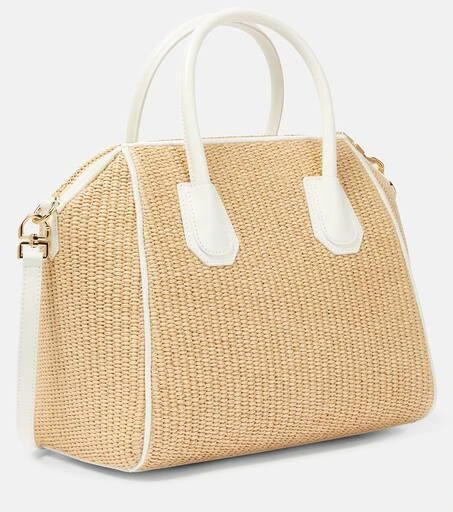 商品Givenchy|Antigona迷你号酒椰叶纤维托特包,价格¥14966,第4张图片详细描述
