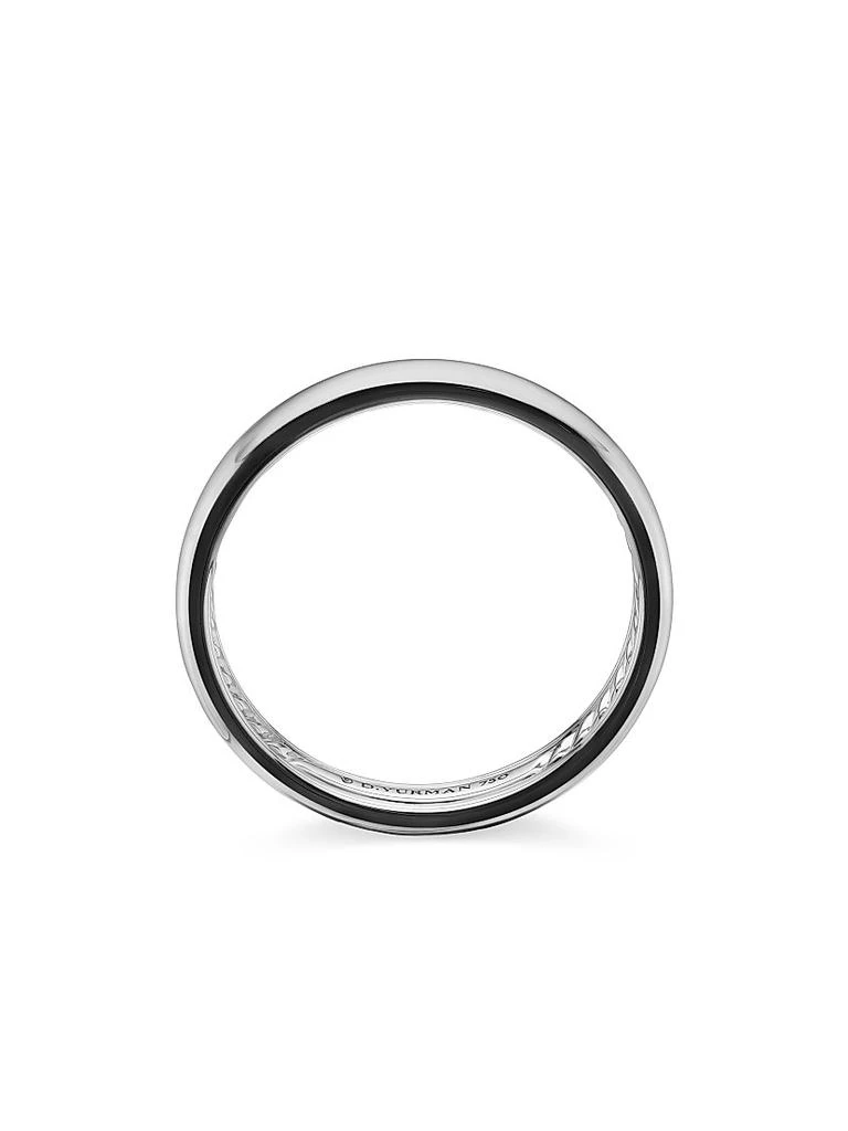 DY Classic Band Ring in 18K White Gold, 3.5mm 商品