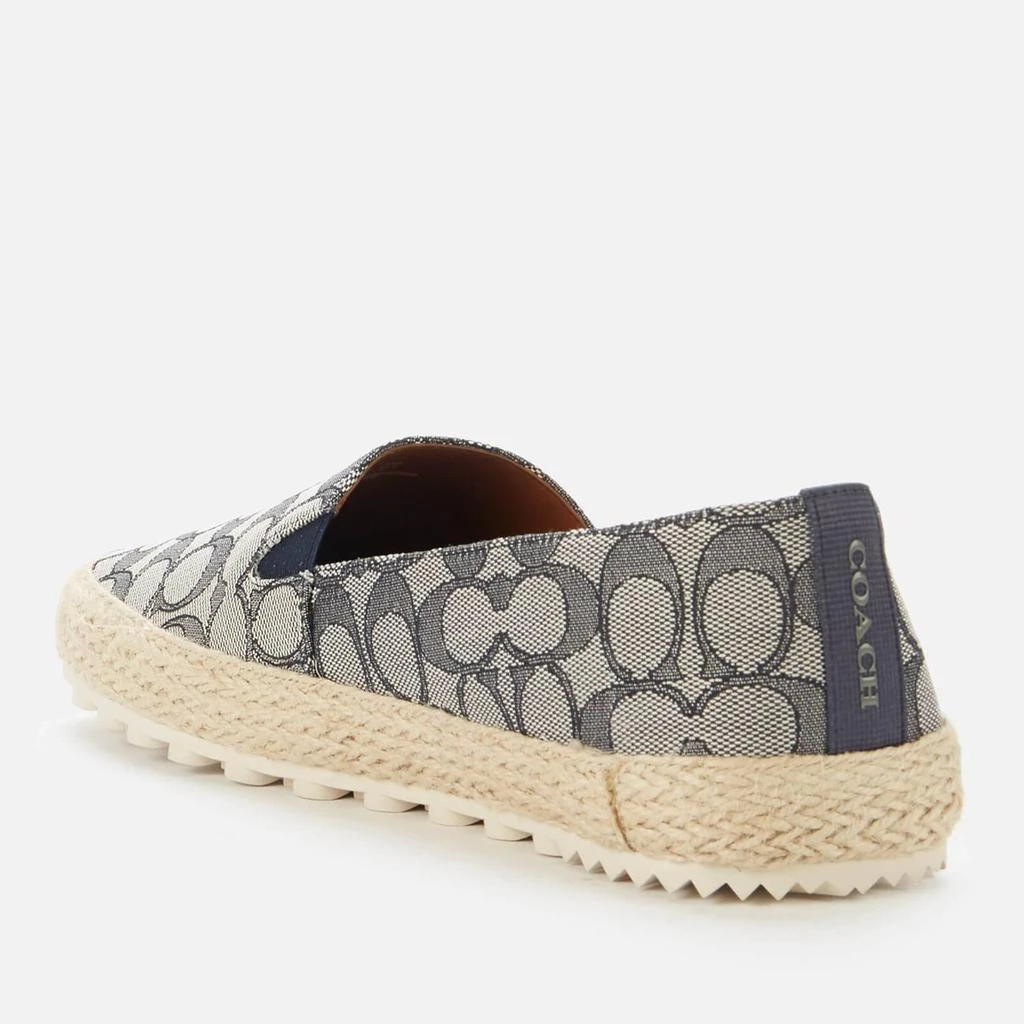 商品Coach|Coach Men's Signature Espadrilles - Dark Ocean,价格¥967,第2张图片详细描述