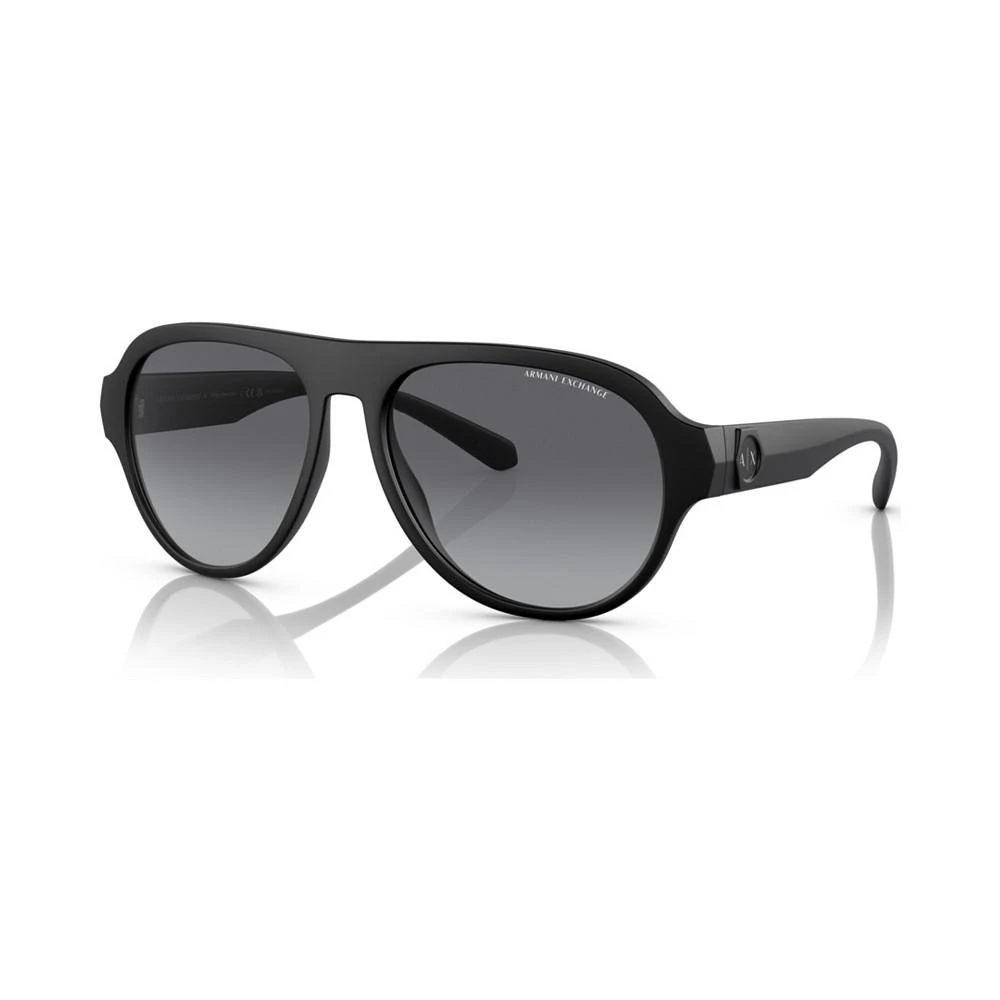 商品Armani Exchange|Men's Polarized Sunglasses, AX4126SU58-YP,价格¥794,第1张图片