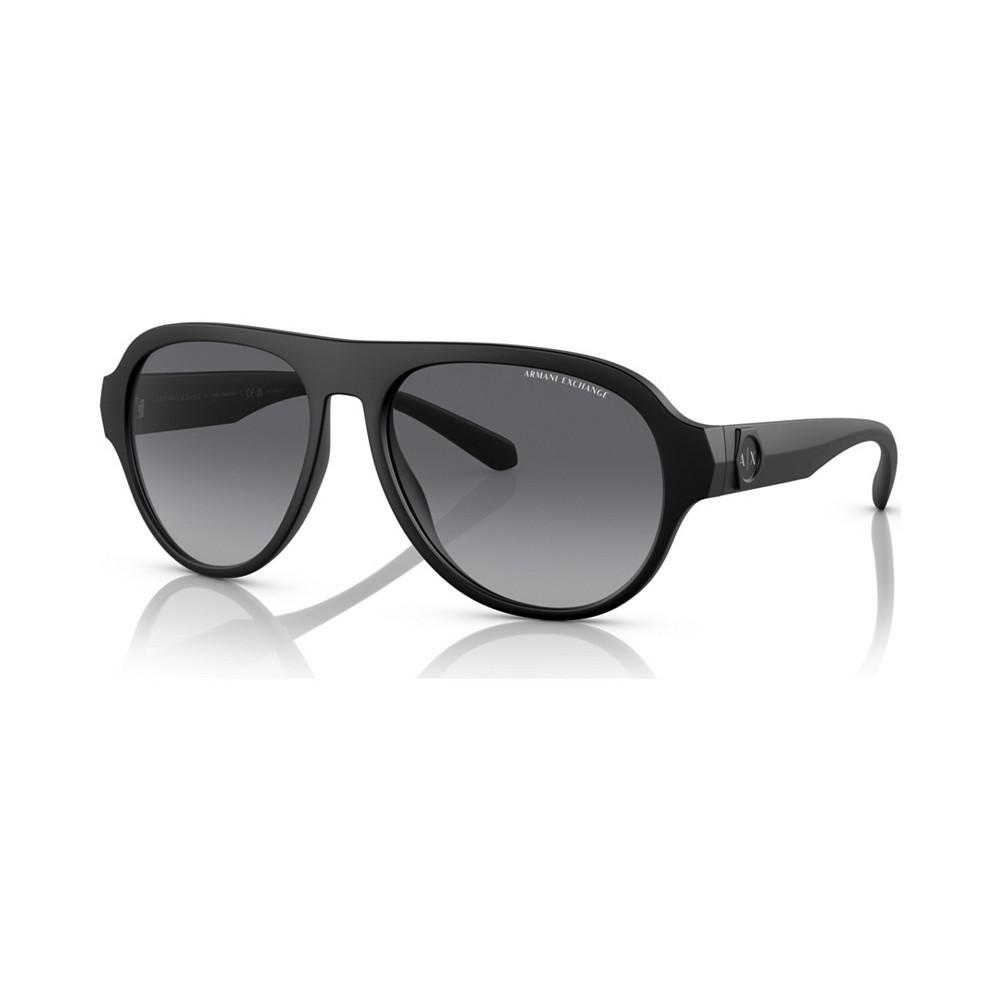 商品Armani Exchange|Men's Polarized Sunglasses, AX4126SU58-YP,价格¥752,第1张图片