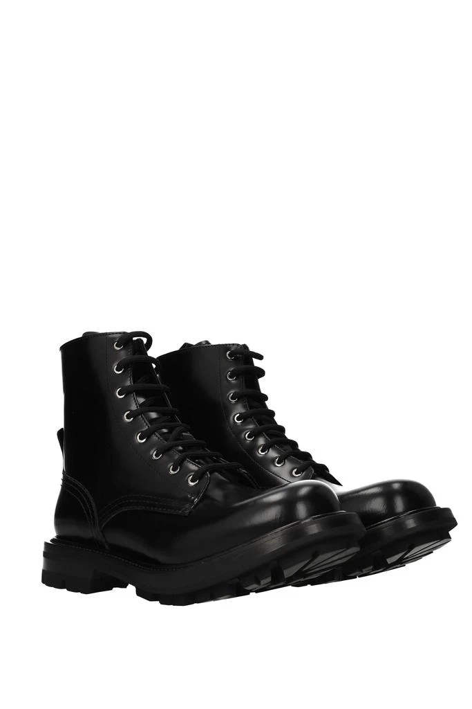 商品Alexander McQueen|Ankle Boot Leather Black,价格¥2819,第2张图片详细描述