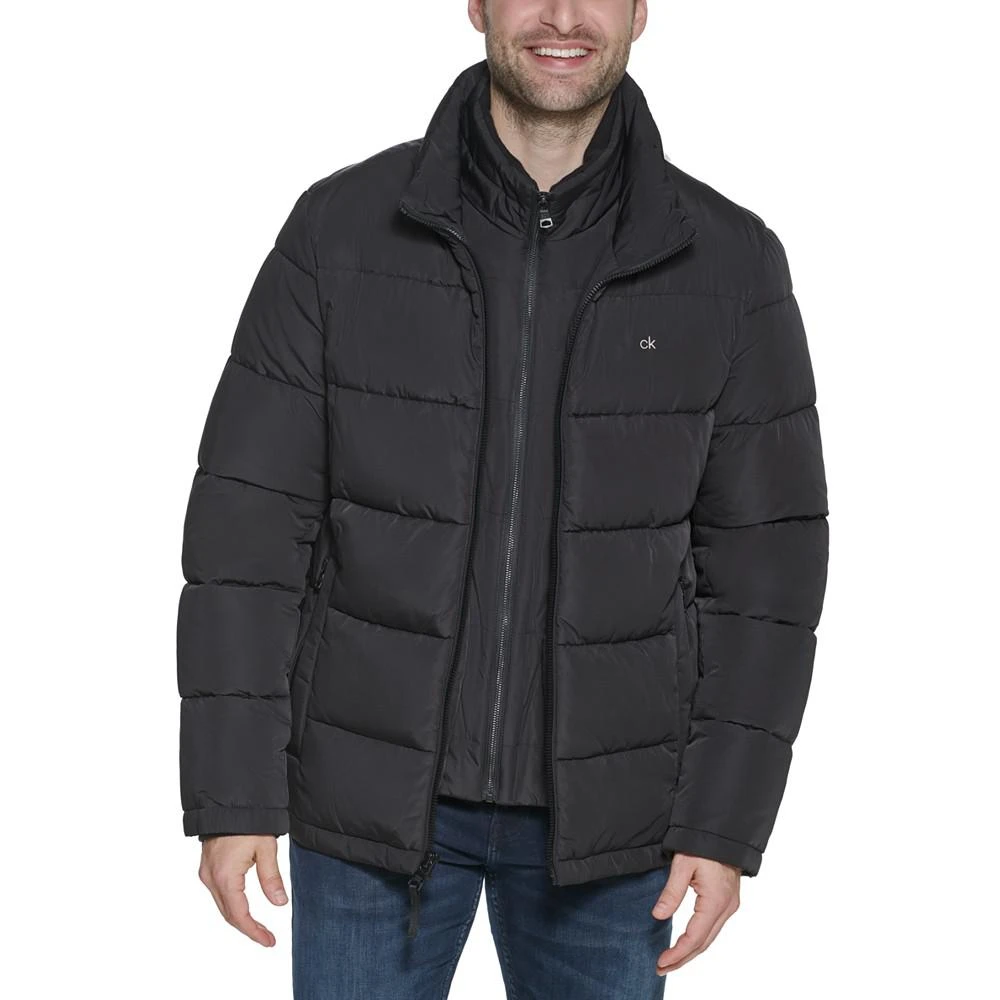 商品Calvin Klein|全拉链男式棉服外套 ，防水防风,价格¥605,第4张图片详细描述