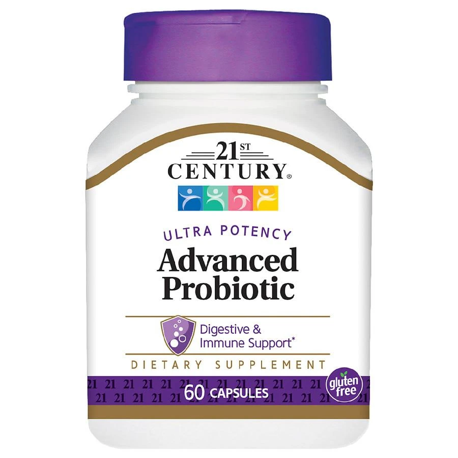 商品21st Century|Ultra Potency Advanced Probiotic 20 Billion Live Probiotic Cultures Capsules,价格¥143,第3张图片详细描述