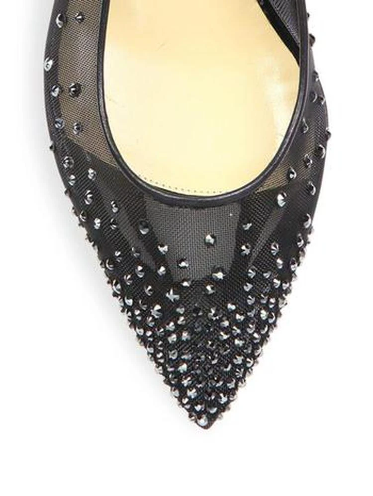 商品Christian Louboutin|Follies Strass 70 Mesh 尖头高跟鞋,价格¥8924,第3张图片详细描述