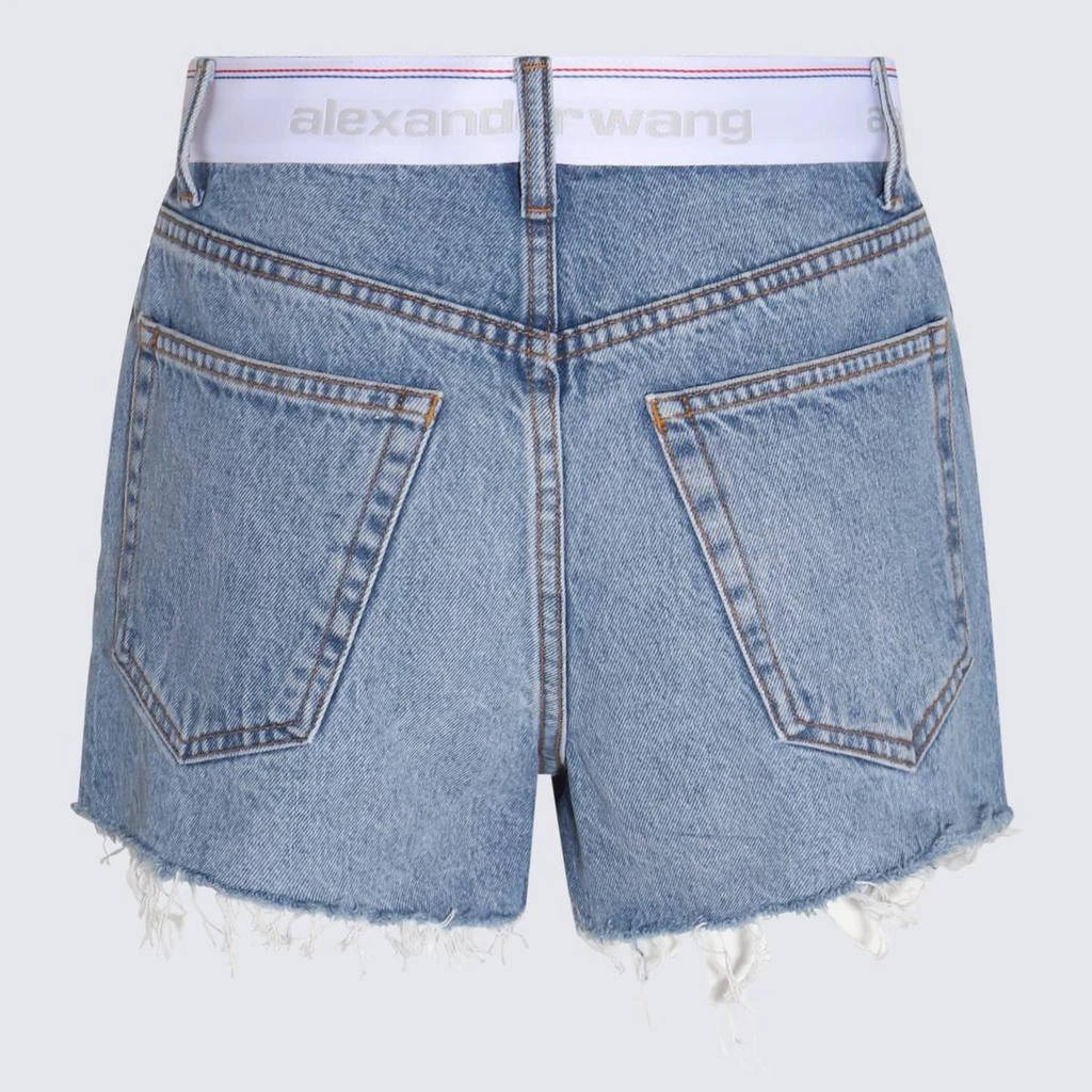 商品Alexander Wang|ALEXANDER WANG LIGHT BLUE DENIM SHORTS,价格¥2085,第2张图片详细描述