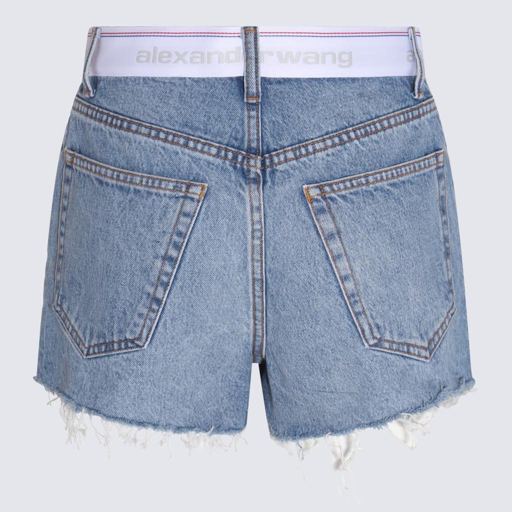 商品Alexander Wang|ALEXANDER WANG LIGHT BLUE DENIM SHORTS,价格¥2357,第4张图片详细描述