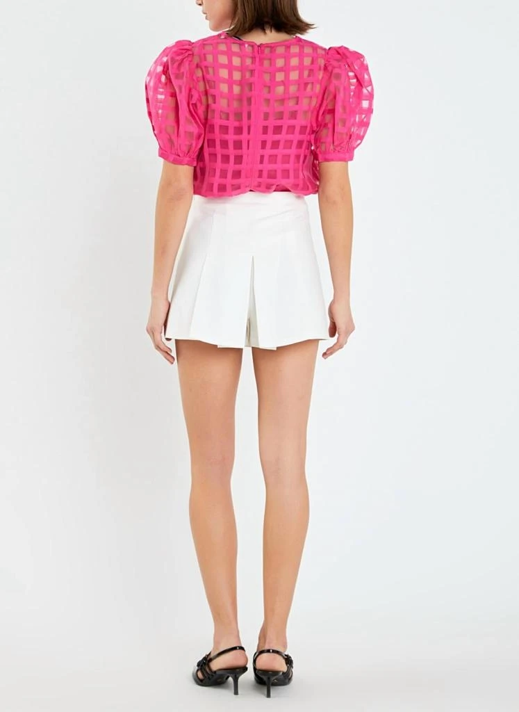 商品English Factory|Off The Grid Top In Hot Pink,价格¥402,第3张图片详细描述
