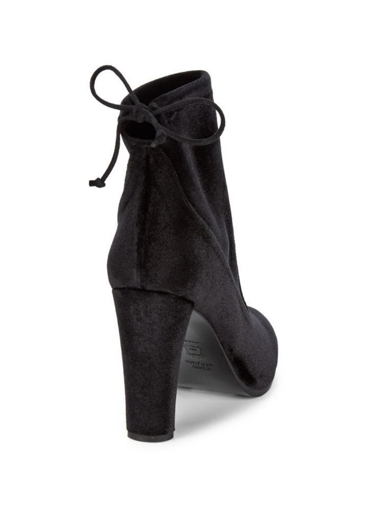 商品Stuart Weitzman|Catch 丝绒高跟踝靴,价格¥1578,第2张图片详细描述