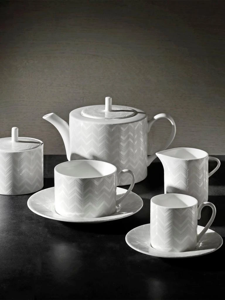 商品Missoni|Zig Zag White 2 Piece Tea Set,价格¥2125,第2张图片详细描述