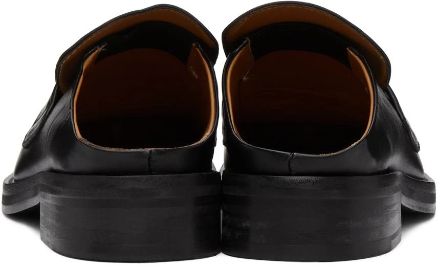 商品Martine Rose|SSENSE Exclusive Black Slip-On Martine Loafers,价格¥2424,第4张图片详细描述