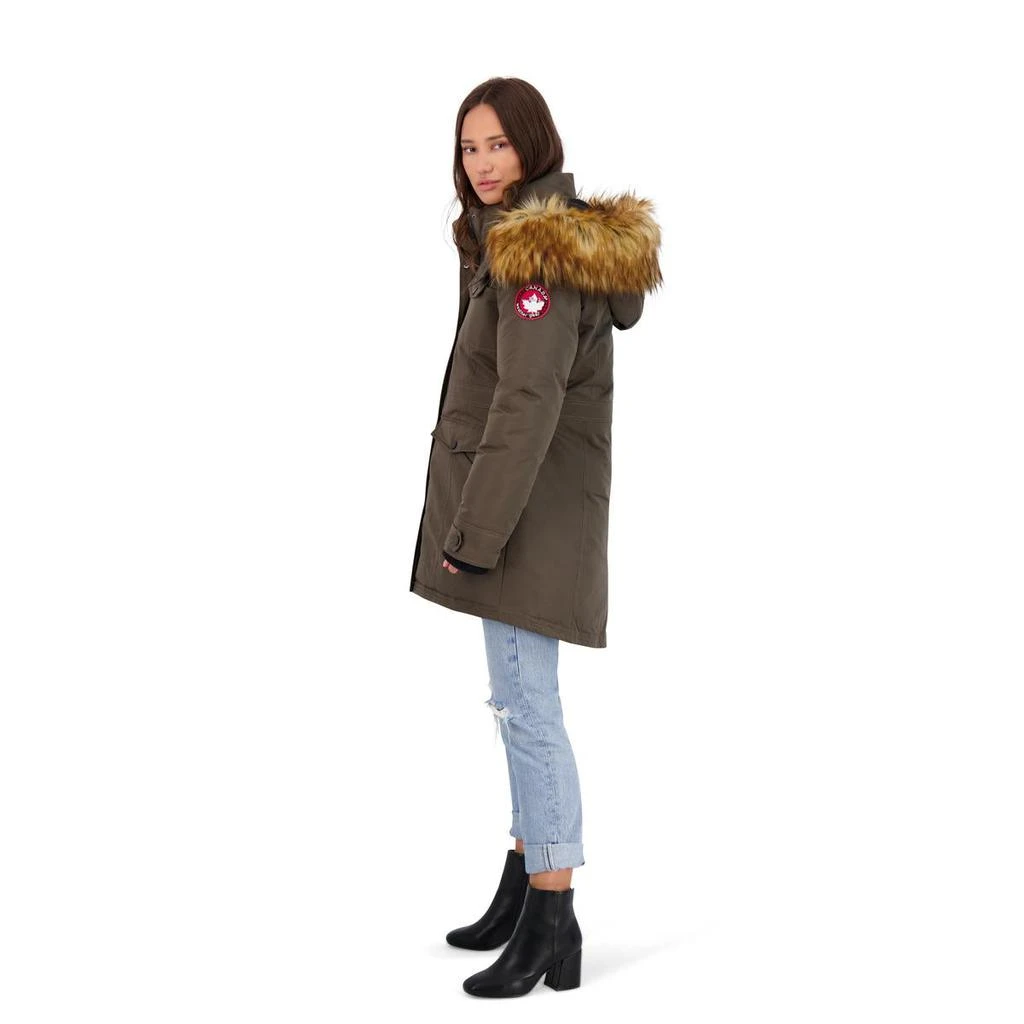 Canada Weather Gear Parka Coat for Women-Insulated Faux Fur Hooded Winter Jacket 商品
