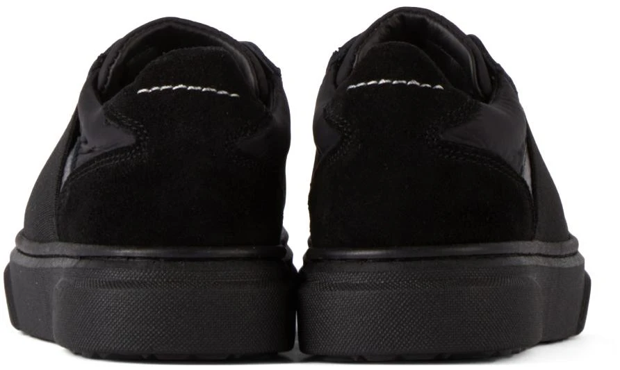 商品MAISON MARGIELA|Kids Black Logo Slip-On Sneakers,价格¥630,第2张图片详细描述