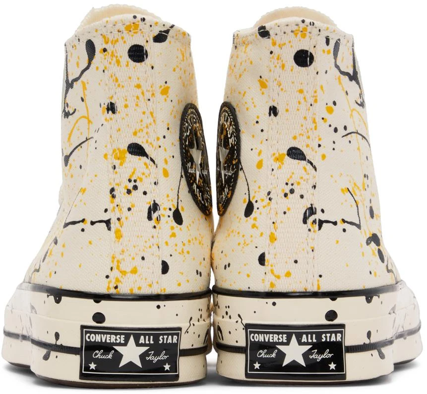 商品Converse|Off-White Paint Splatter Chuck 70 Hi Sneakers,价格¥269,第2张图片详细描述