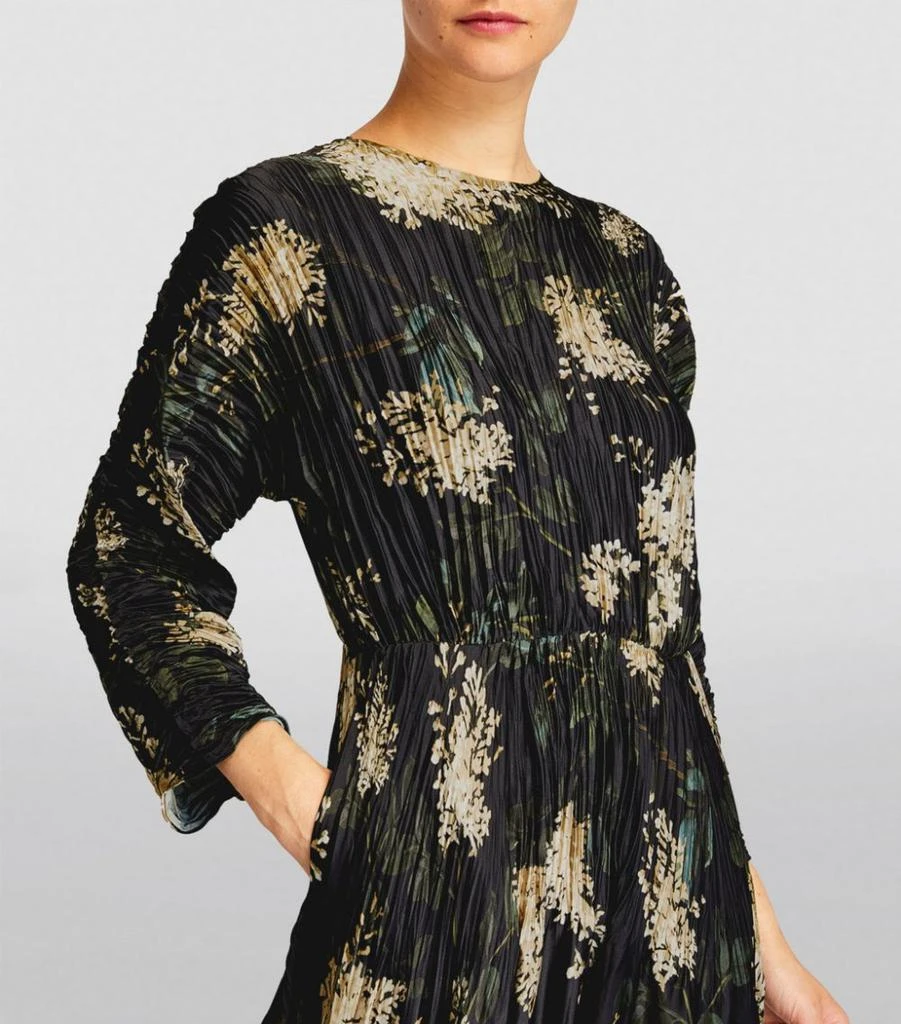 Pleated Floral Midi Dress 商品