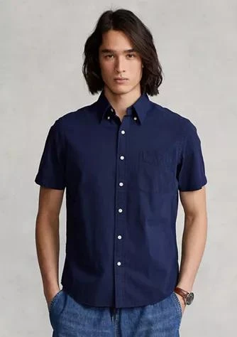 商品Ralph Lauren|Ralph Lauren Rl Prepster Classic Fit Seersucker Shirt,价格¥185,第1张图片