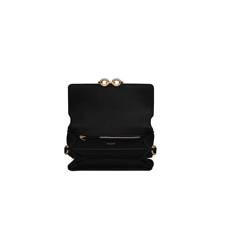 SAINT LAURENT PARIS/圣罗兰 YSL早春LE MAILLON系列 滑面小牛皮点缀金属扣斜挎单肩包 商品
