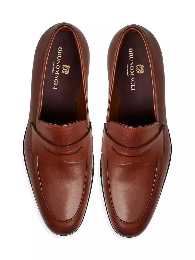 商品Bruno Magli|Maioco Leather Penny Loafers,价格¥2963,第4张图片详细描述