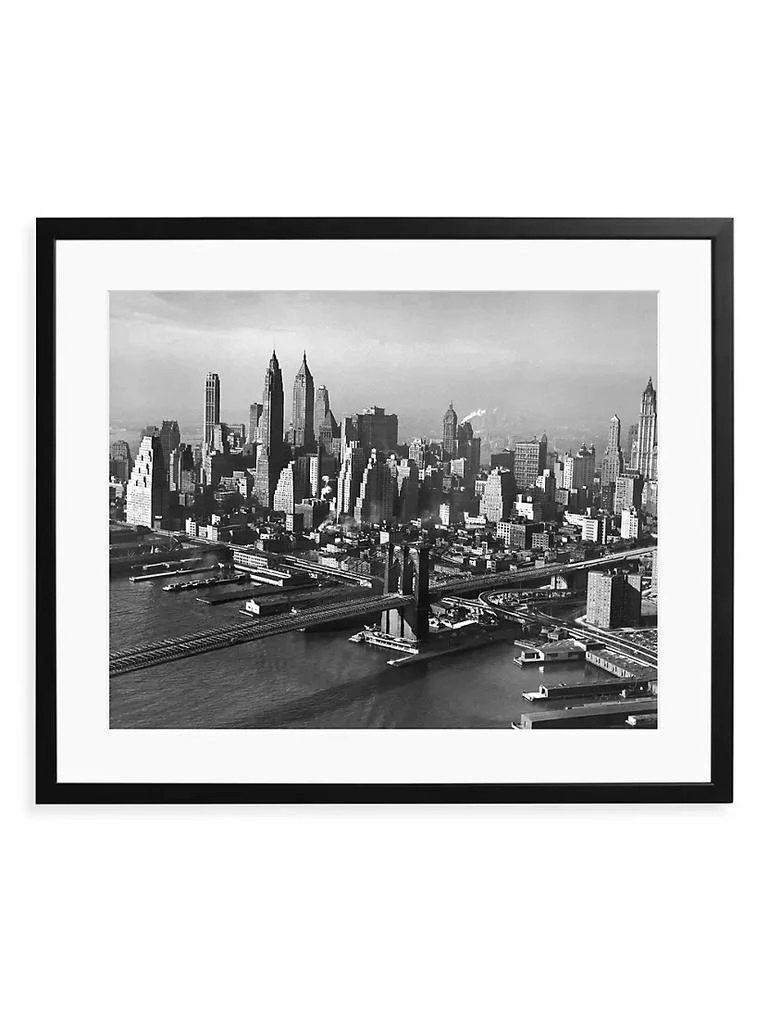 商品Sonic Editions|Overview Of Brooklyn Bridge Art Print,价格¥2840,第1张图片