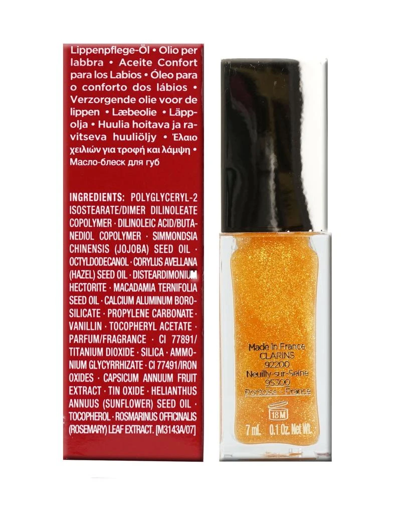 商品Clarins|Instant Light Lip Comfort Oil 07 Honey Glam 0.1 OZ,价格¥120,第2张图片详细描述