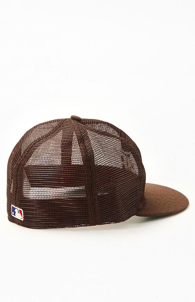 x New Era Brown Mesh 59Fifty Hat商品第2张图片规格展示