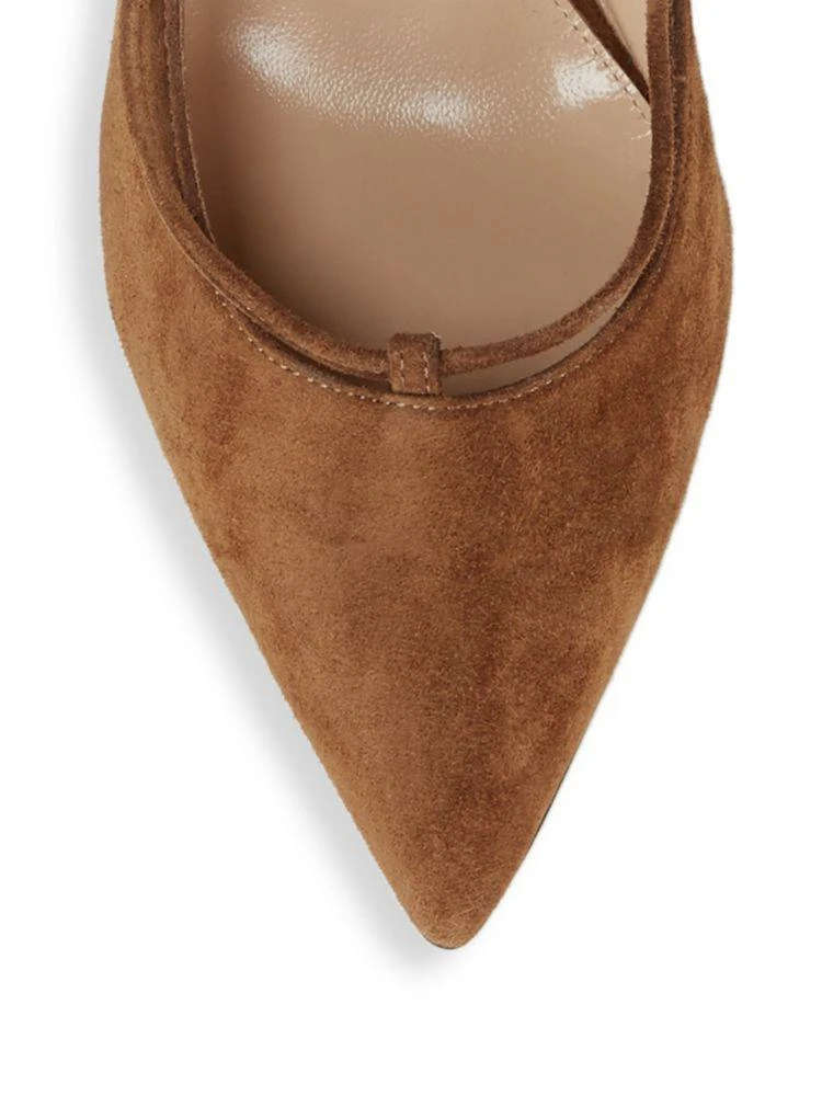 商品Gianvito Rossi|Suede Ankle Strap Pumps,价格¥2286,第3张图片详细描述