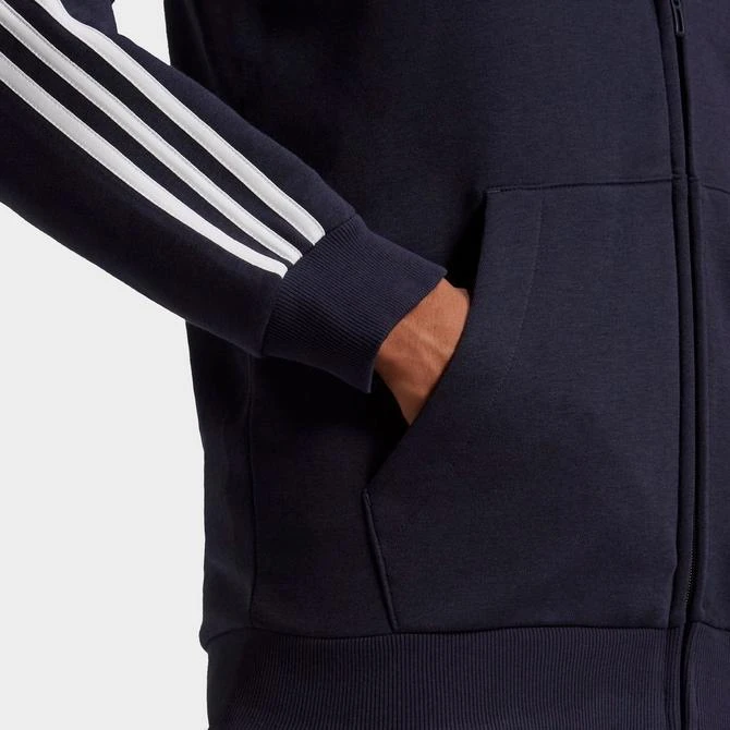 Men's adidas Essentials Fleece 3-Stripes Full Zip Hoodie 商品
