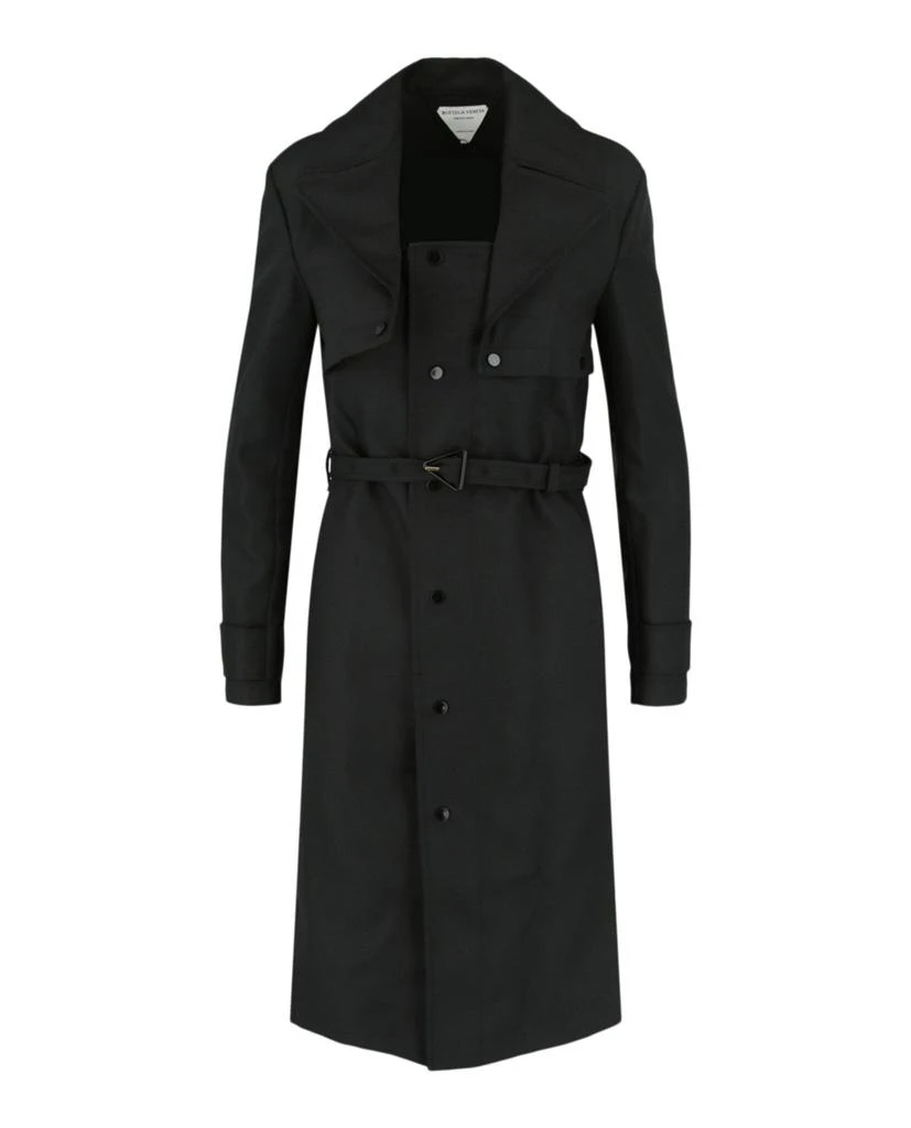 商品Bottega Veneta|Twill Trench Coat Dress,价格¥3305,第1张图片