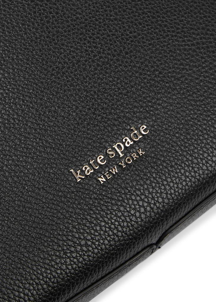 商品Kate Spade|Hudson large black leather hobo bag,价格¥2901,第5张图片详细描述