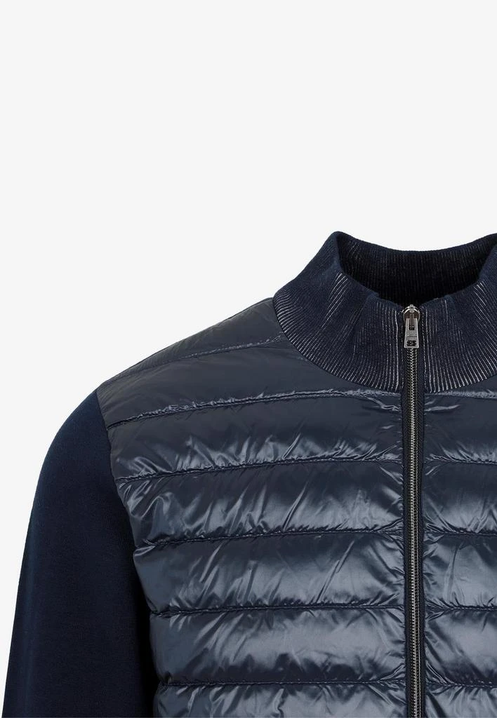 商品Herno|Knit Detail Bomber Jacket,价格¥2760,第4张图片详细描述