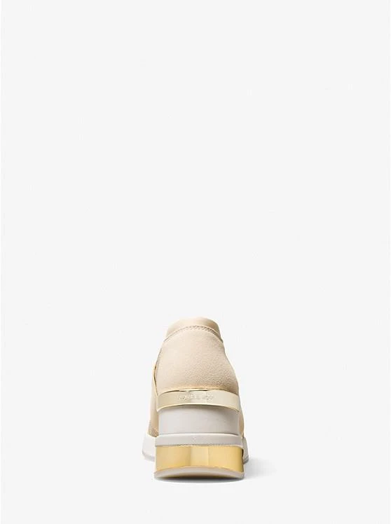 商品Michael Kors|Felix Extreme Glitter Chain-Mesh Trainer,价格¥520,第3张图片详细描述